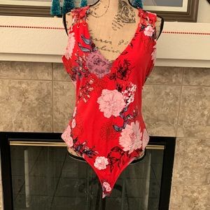 Guess Floral Tank Bodysuit
